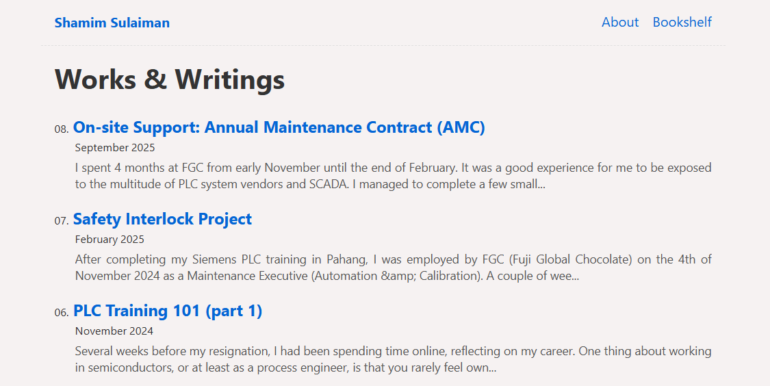 Preview of my 11ty website