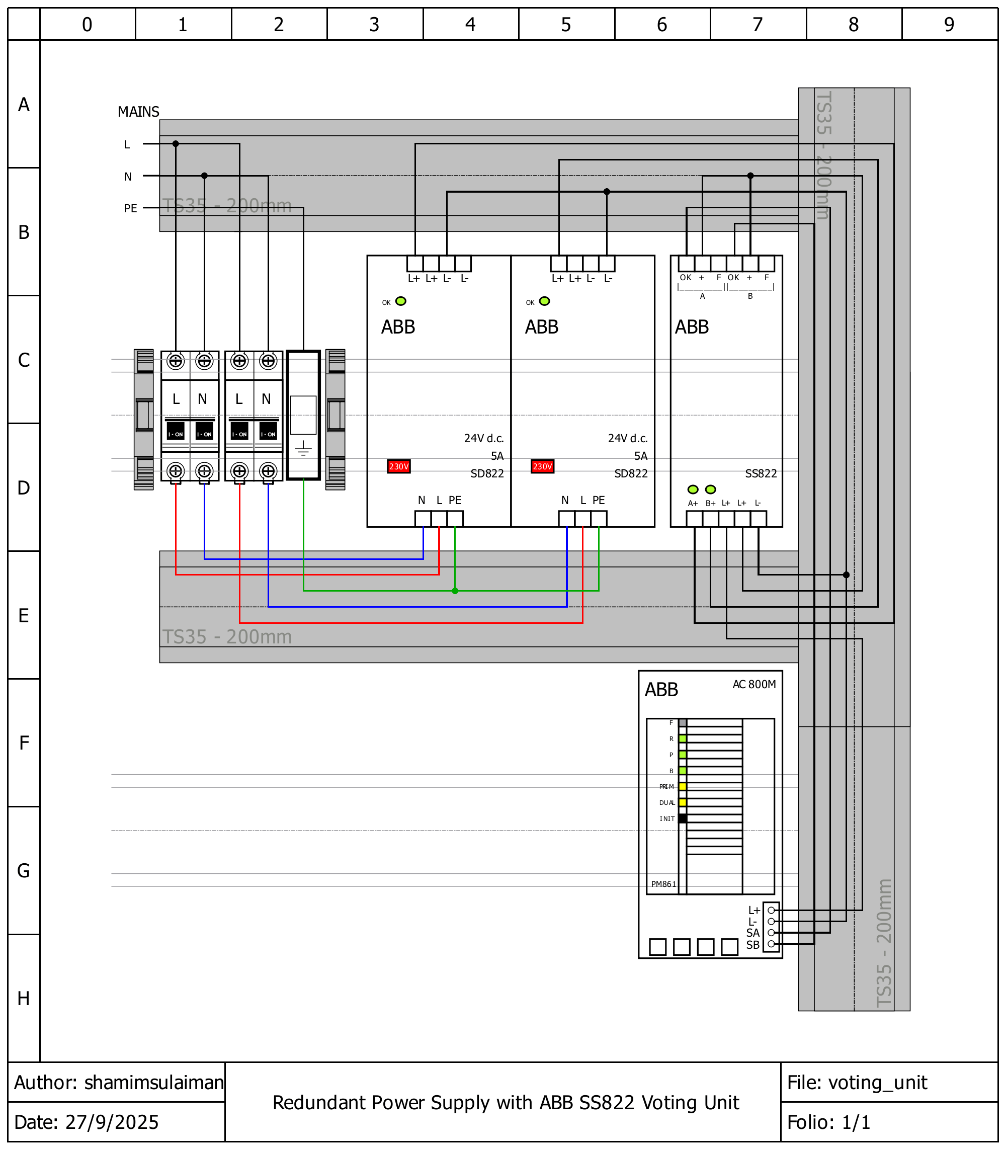 Pictorial wiring diagram